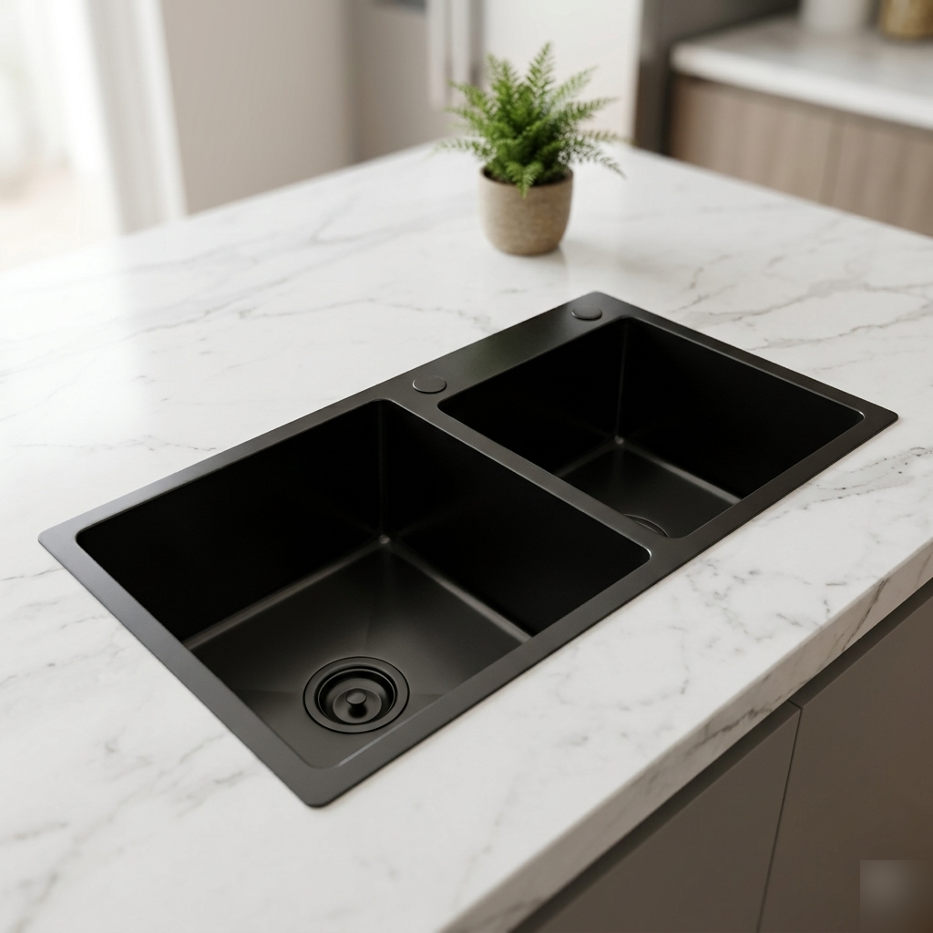 Lavadero Doble de Cocina L-35B